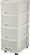 KEEPLEX KL379422048 Ajur с ящиками на колесиках четырехсекционный компакт белое облако