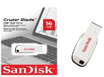 SANDISK 16GB CRUZER BLADE CZ50 белый