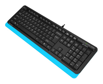 Клавиатура A4Tech Fstyler FK10 черный/синий USB